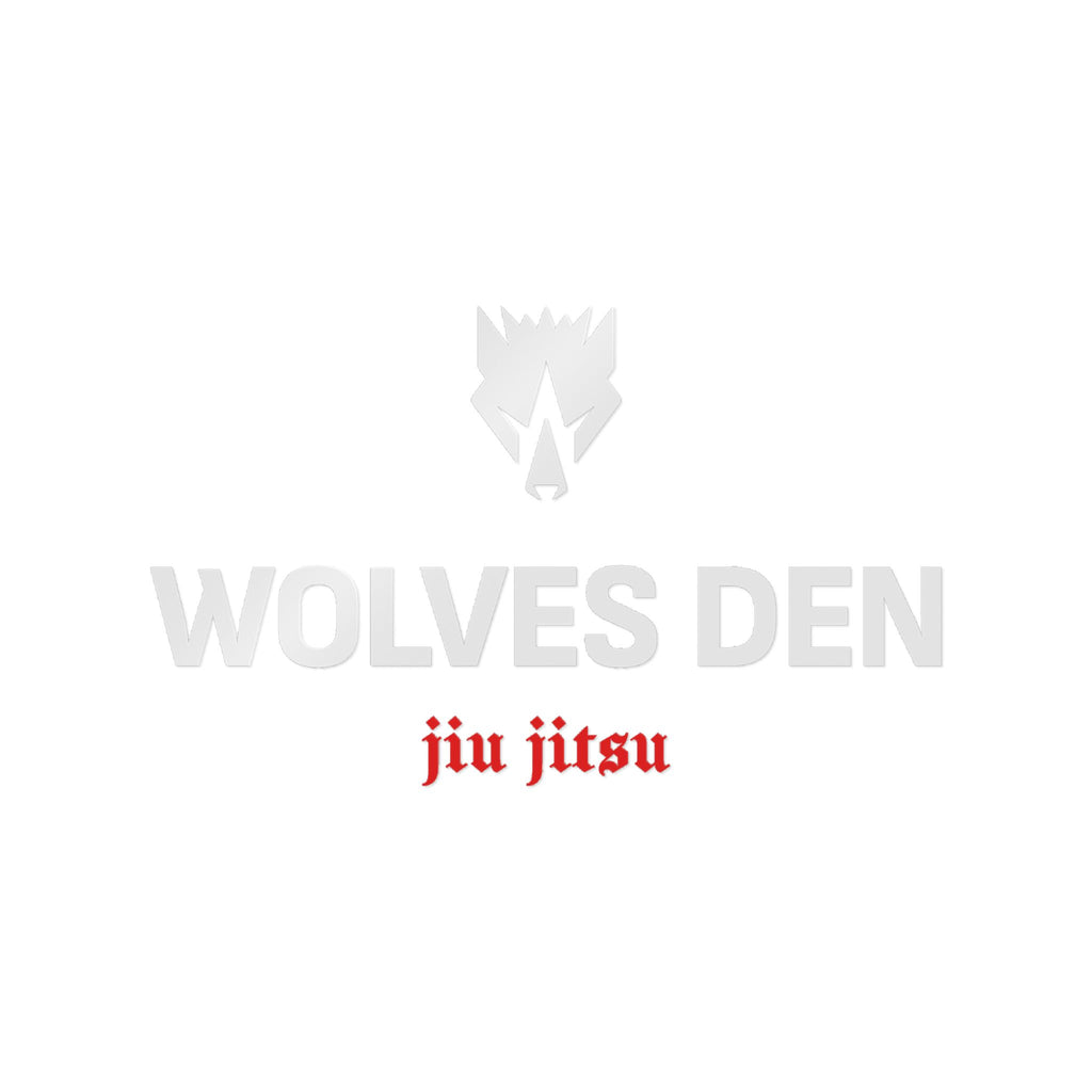 Wolves Den Jiu Jitsu Light Vertical Sticker