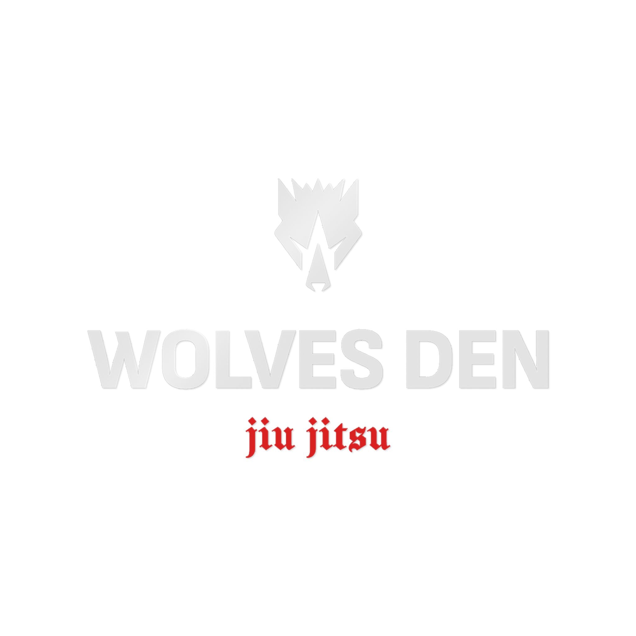 Wolves Den Jiu Jitsu Light Vertical Sticker