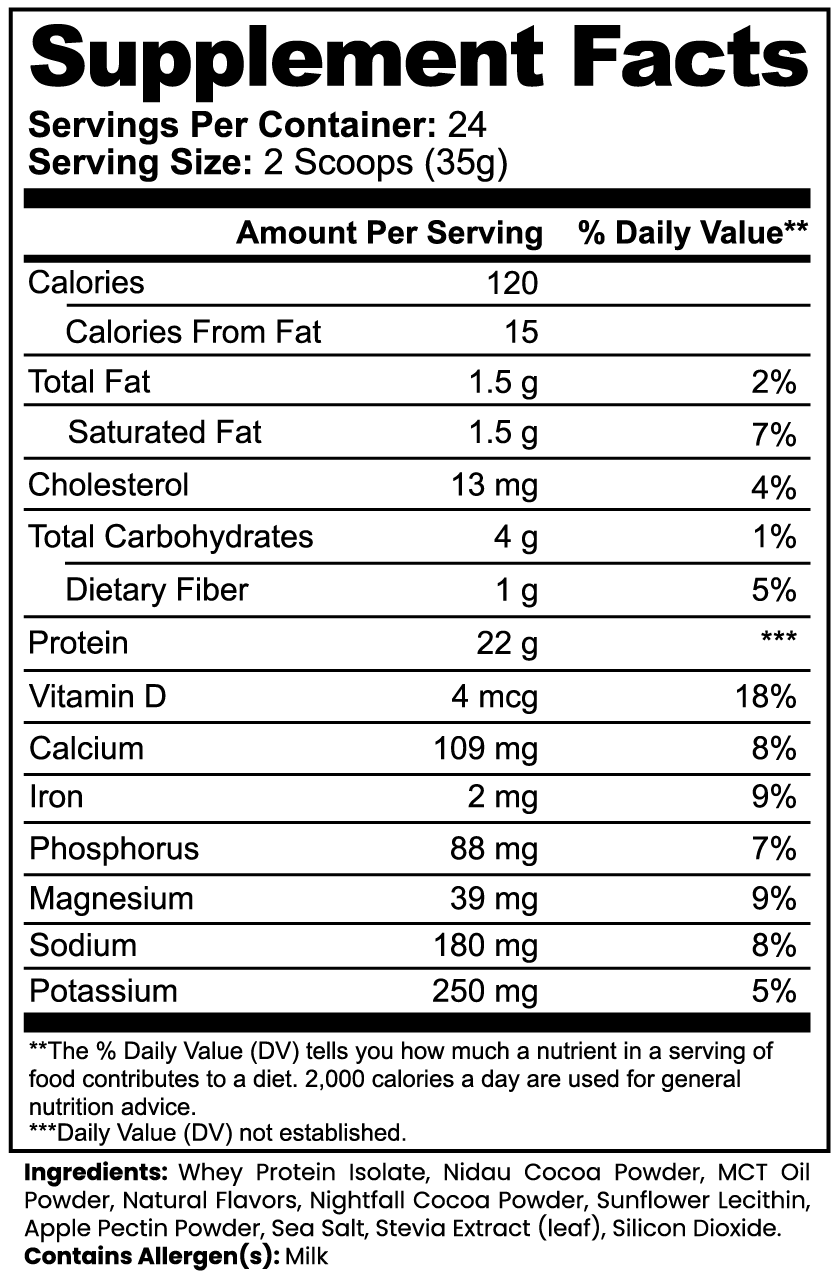 ISO Whey Protein (Chocolate)