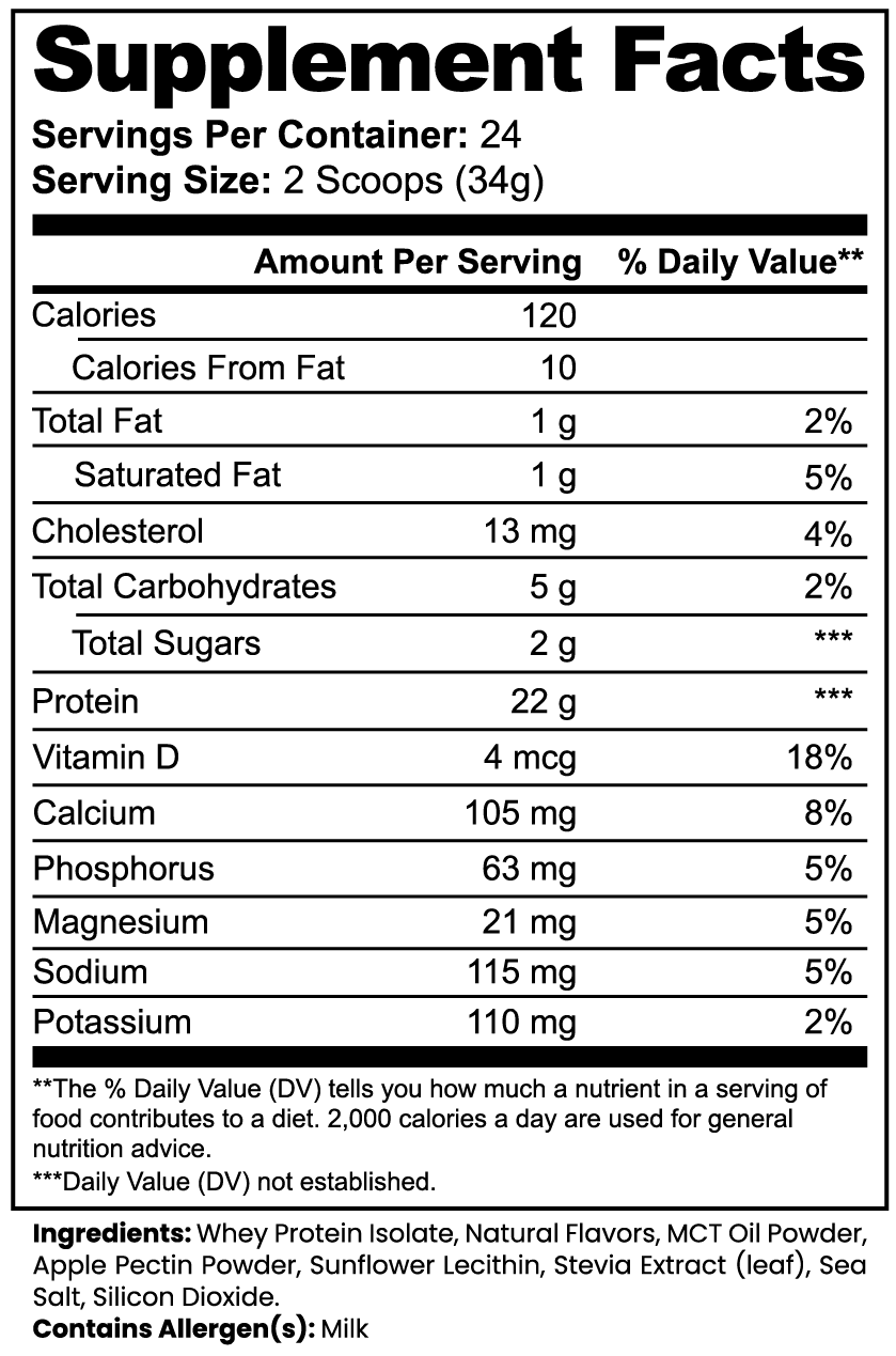 ISO Whey Protein (Vanilla)