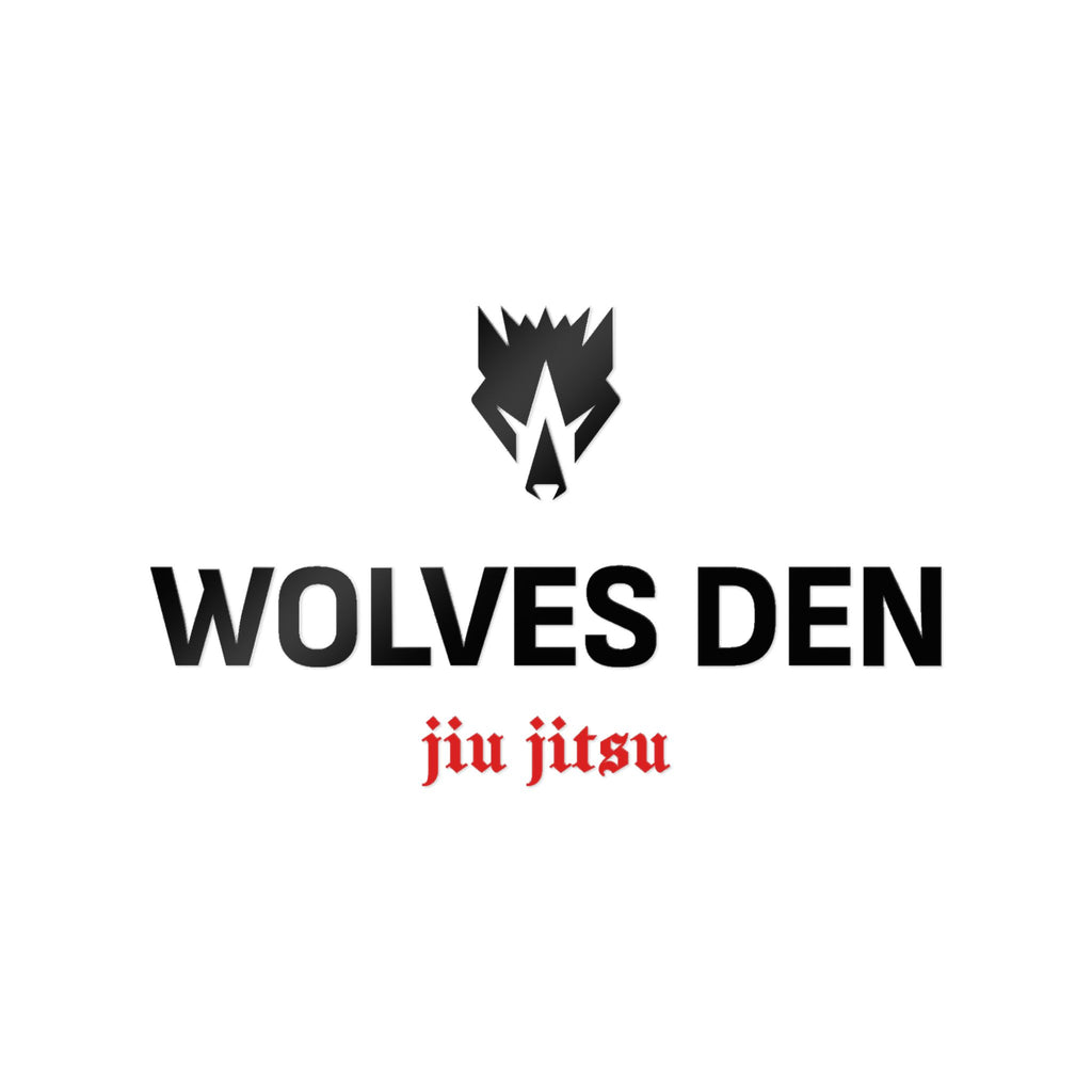 Wolves Den Jiu Jitsu Dark Vertical Sticker