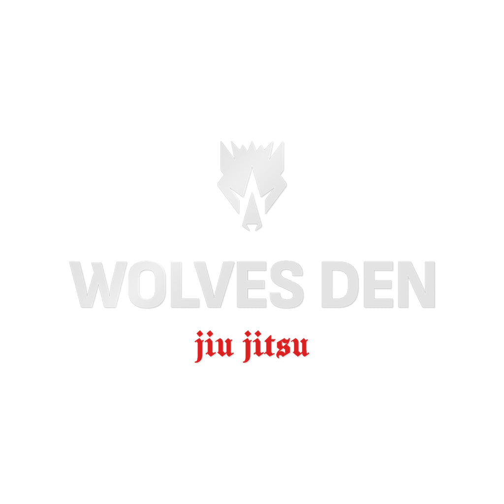 Wolves Den Jiu Jitsu Light Vertical Sticker